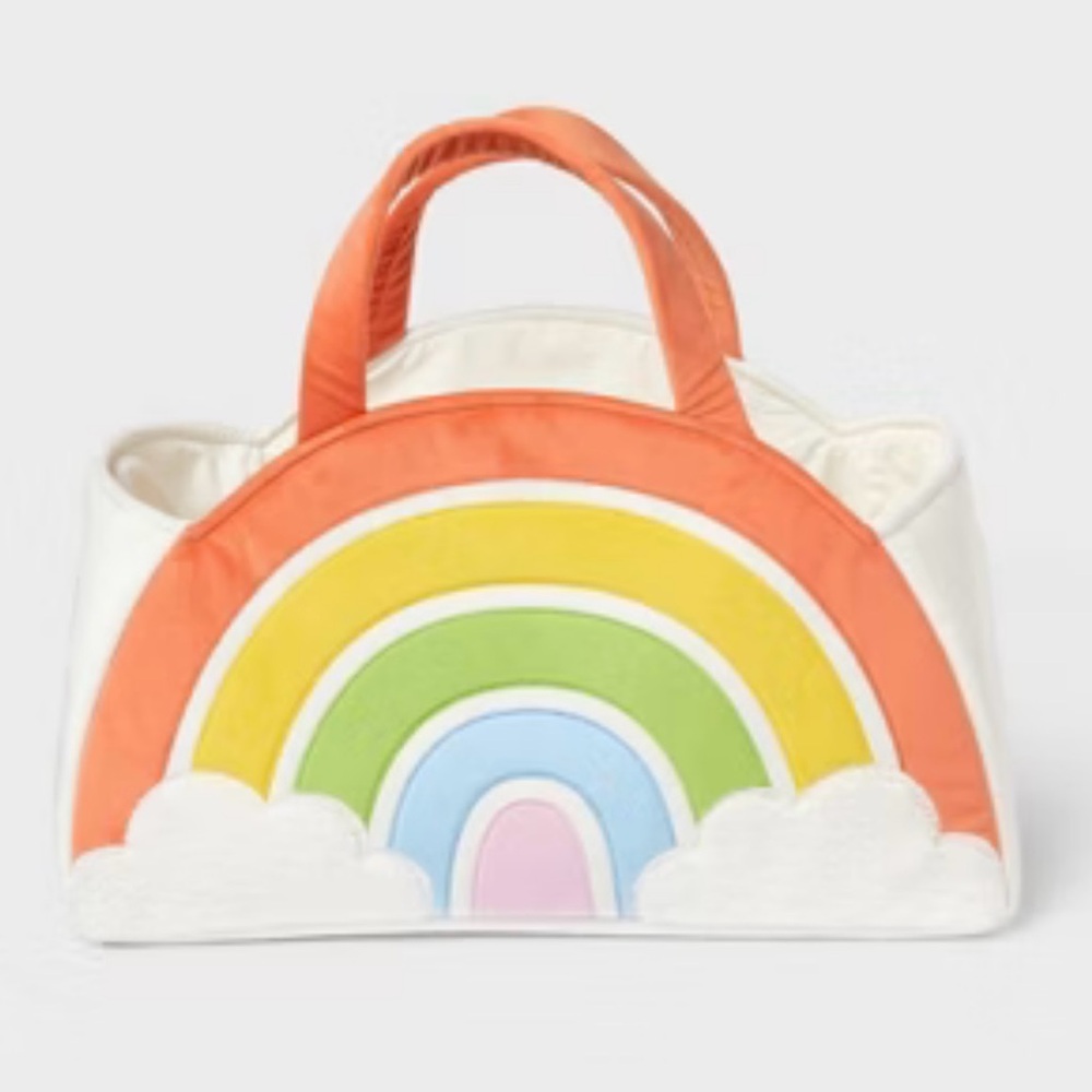 Colorful Rainbow Kids Tote Bag